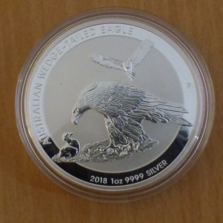 Australie 1$ Wedge Tail Eagle 2018 argent 99.9% 1 oz