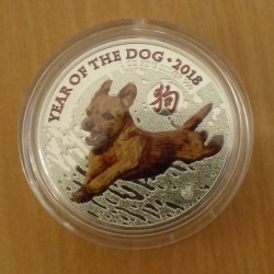 UK 2£ 2018 Année du chien...