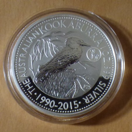 Australia 1$ Kookaburra 2015 privy goat silver 99.9% 1 oz