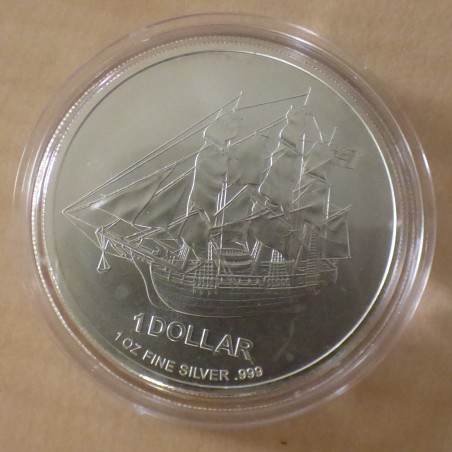 Cook Islands 1$ 2009 Bounty silver 99.9% 1 oz