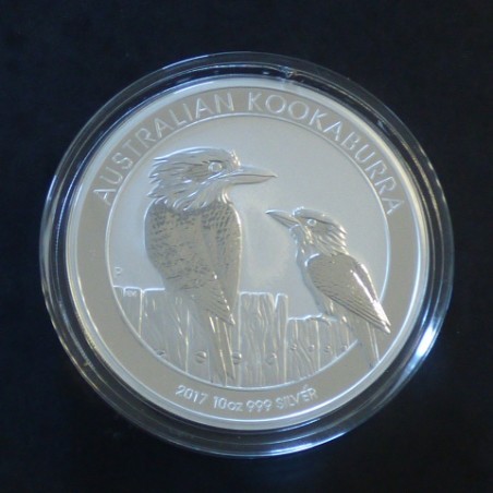 Australia 10$ Kookaburra 2017 silver 99.9% 10 oz