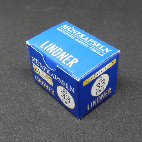 Box of 10 Capsules 33 mm LINDNER