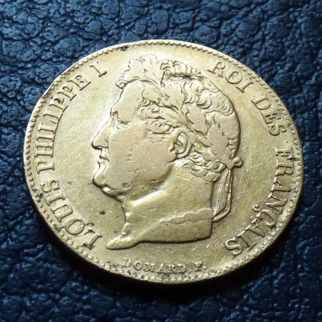 France 20 francs 1841A en or 90% (6.45 g) TB
