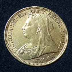 UK souverain 1896 en or...