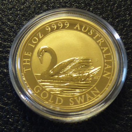 Australia 100$ 2017 SWAN gold 99.9% 1 oz gold coin in a capsule