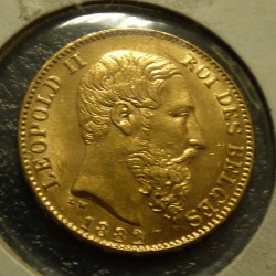 Belgium 20 francs 1882...