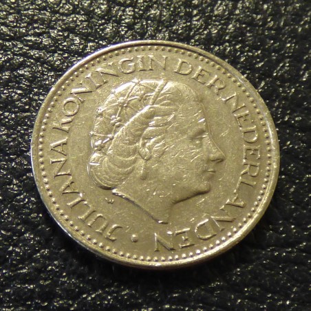 Netherlands 1 Gulden 1970 Nickel (6 g) VF