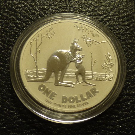 Australie 1$ Kangourou RAM 2007 argent 99.9% 1 oz