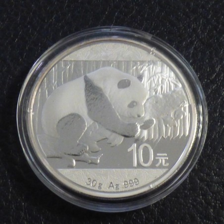 China 10 yuans Panda 2016 silver 99.9% 30g