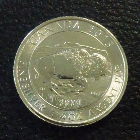 Canada 8$ Bison 2015 en argent 99.99% 1.25 oz