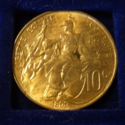 France 10 centimes 1899...