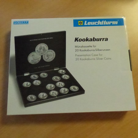 Presentation Case Leuchtturm for KOOKABURRA 1 oz silver coins