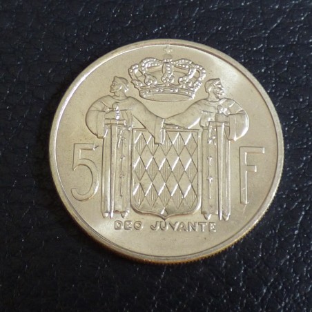 MONACO 5 Francs 1966 SUP+ argent 83.5% (12g)