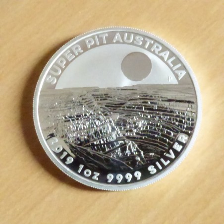 Australie 1$ Super Pit 2019 argent 99.9% 1 oz