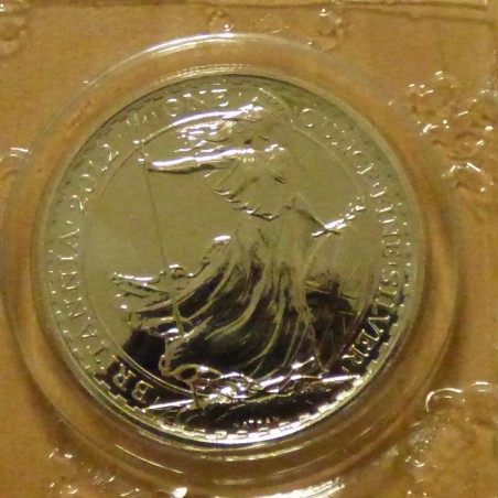 UK 2£ Britannia 2012 silver 95.8% 1 oz in original plastic
