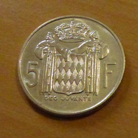 MONACO 5 Francs 1966 TTB+ argent 83.5% (12 g)