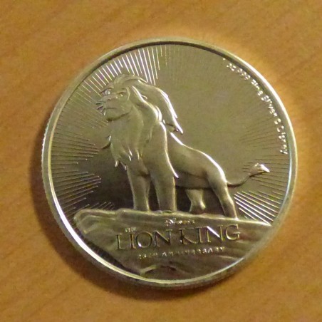 Niue 2$ 2019 Roi Lion en argent 99.9% 1oz