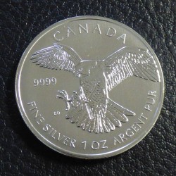 Canada 5$ Oiseaux de proie...