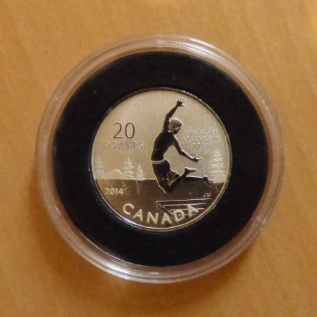 Canada 20$ 2014 Summertime en argent 99.99% (7.96 g)