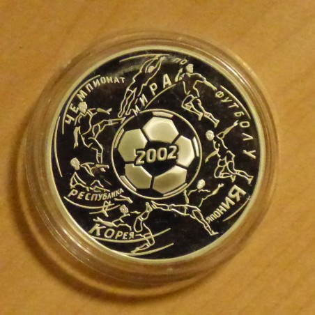 Russie 3 roubles 2002 Football PROOF argent 99.9% 1 oz