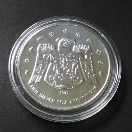 Canada 5$ Vancouver Thunderbird 2009 en argent 99.99% 1 oz