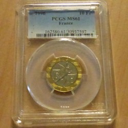 France 10 francs 1996 Génie...