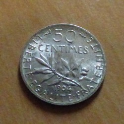 France 50 cents Semeuse...