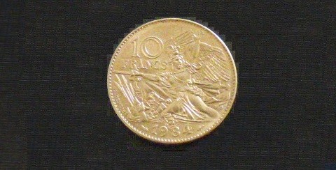 France 10 Francs 1984 RUDE cupro-nickel MS